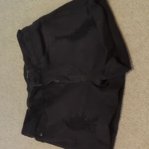 Kancan Juniors size 7/27 distressed denim cuff shorts same day shipping